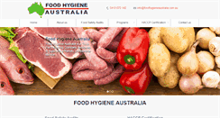 Desktop Screenshot of foodhygieneaustralia.com.au
